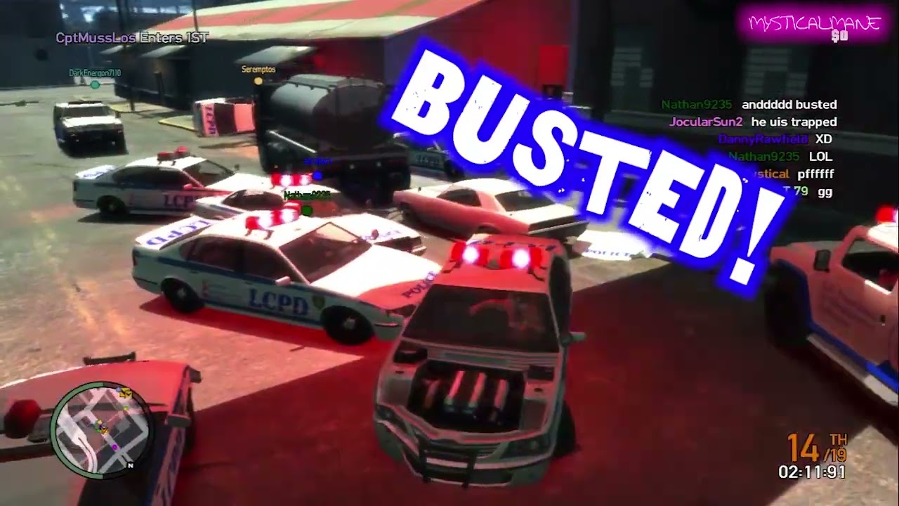 GTA IV - PC - Multiplayer - Oldschool BUSTED! x4 @ GTRF Event - Mar. 8, 2026