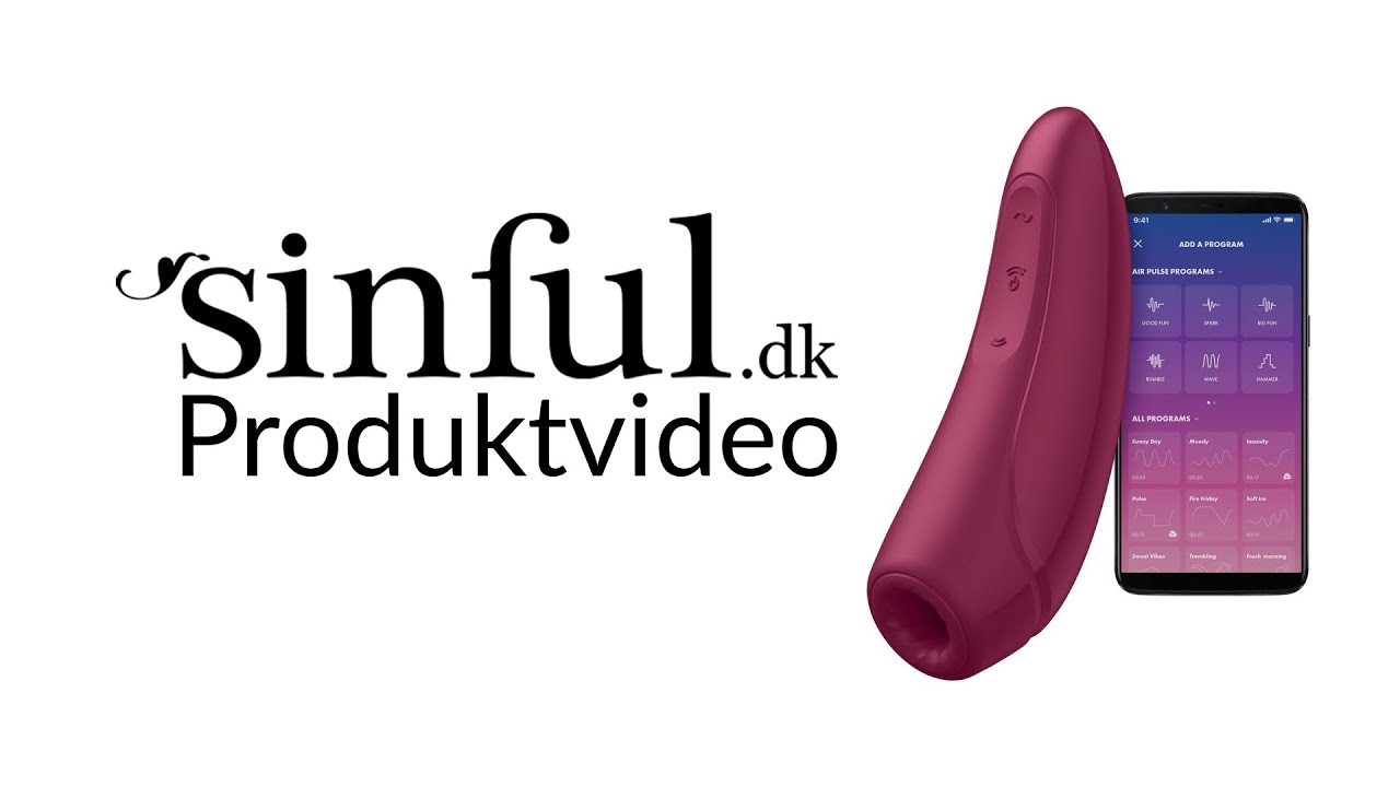 Satisfyer Curvy 1+ App-Styret Klitoris Stimulator - Køb hos Sinful.dk