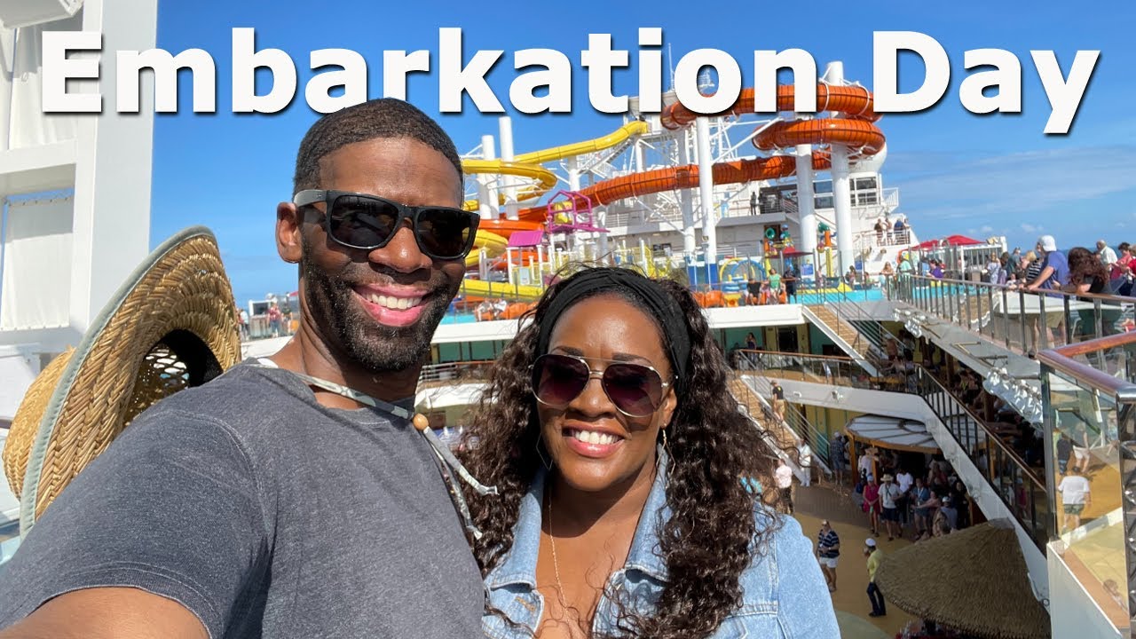 CARNIVAL VISTA CRUISE | EMBARKATION DAY, ROOM TOUR, SAIL AWAY PARTY, AND MORE FUN | DAY 1