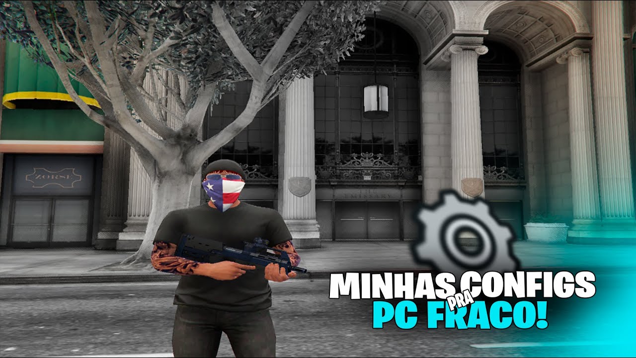 A MELHOR CONFIG PARA  FiveM PC ULTRA FRACO !!