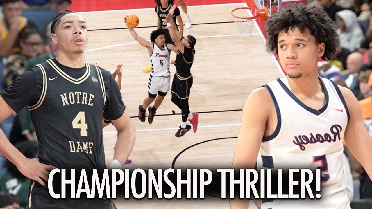 #1 Tyran Stokes vs #1 Team in Cali! ND vs Roosevelt Championship! Brayden Burries Goes Off