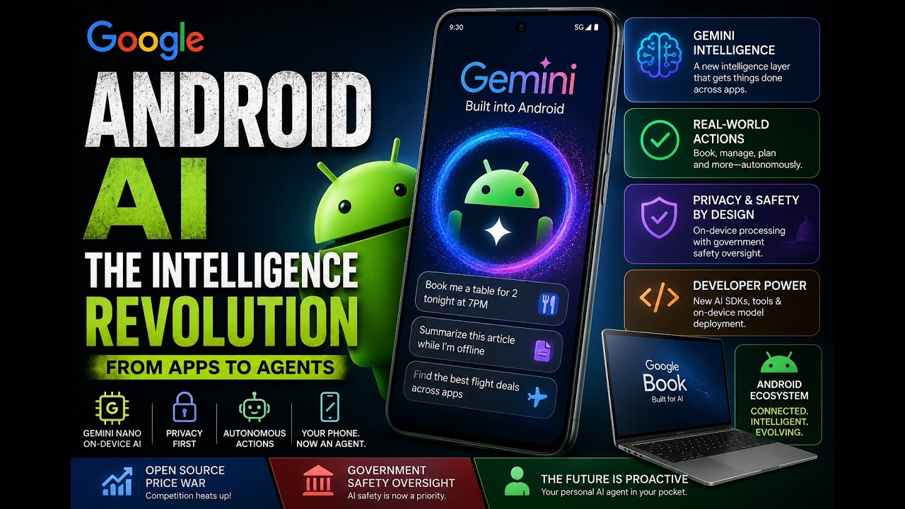 Google Gemini Intelligence: The Massive Android Update Changing Everything!