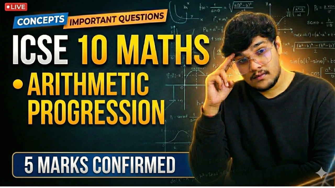 Join LIVE: Maths Maha Marathon Part-1 | ICSE Class 10 Important Questions