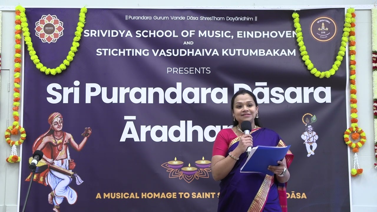 Introduction and Speech by Vidushi Vaishnavi Chandramouli