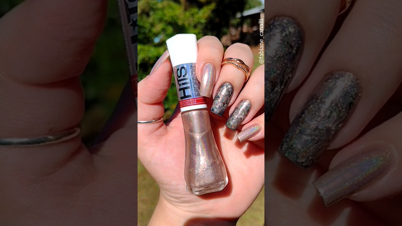 MARMORIZADO HOLOGR&Aacute;FICO COM OS ESMALTES DA HITS