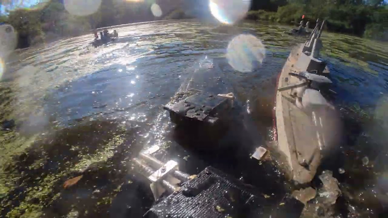 Jean Bart CARNAGE!! Onboard camera - RC WARSHIP COMBAT