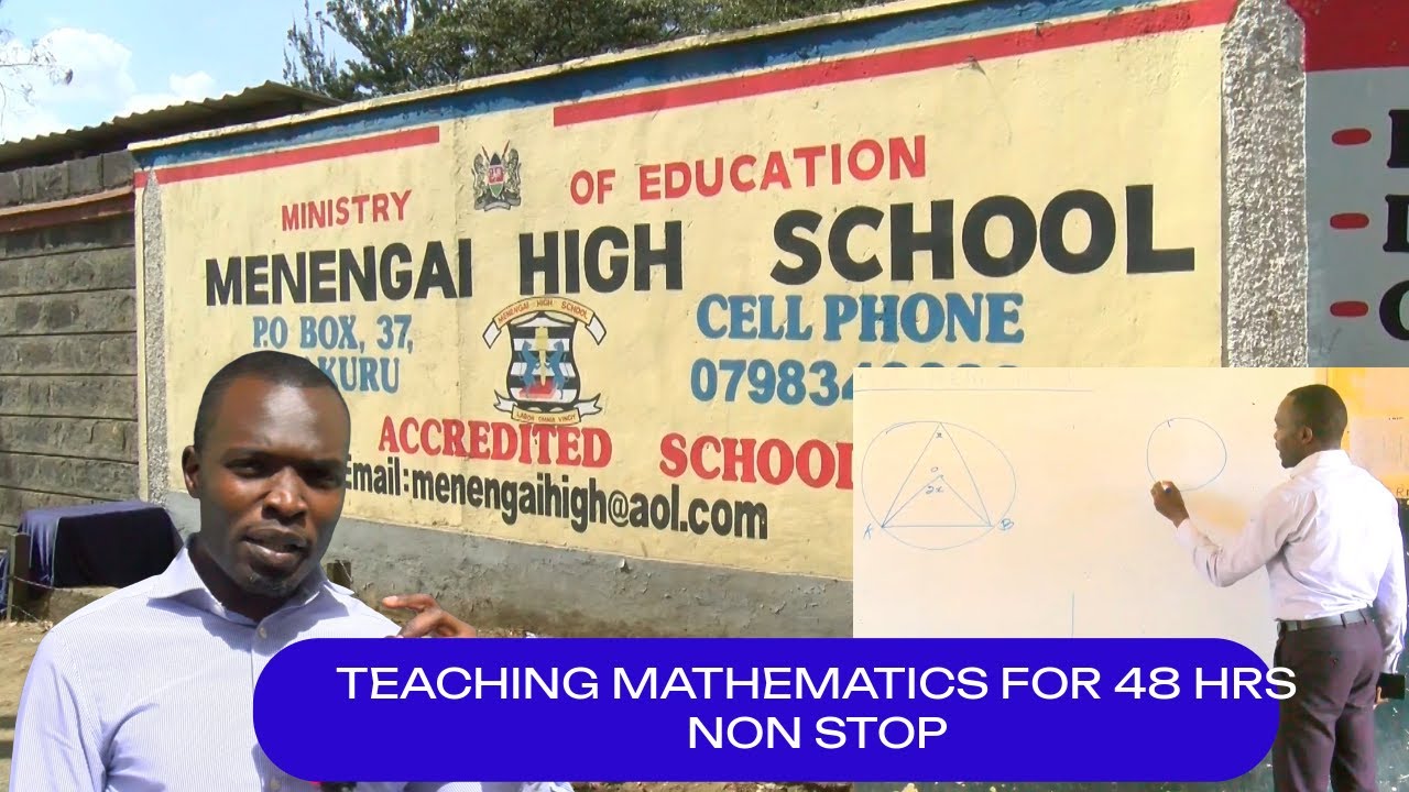 CRAZY!!!!! TEACHING MATHEMATICS FOR 48 HOURS NON STOP