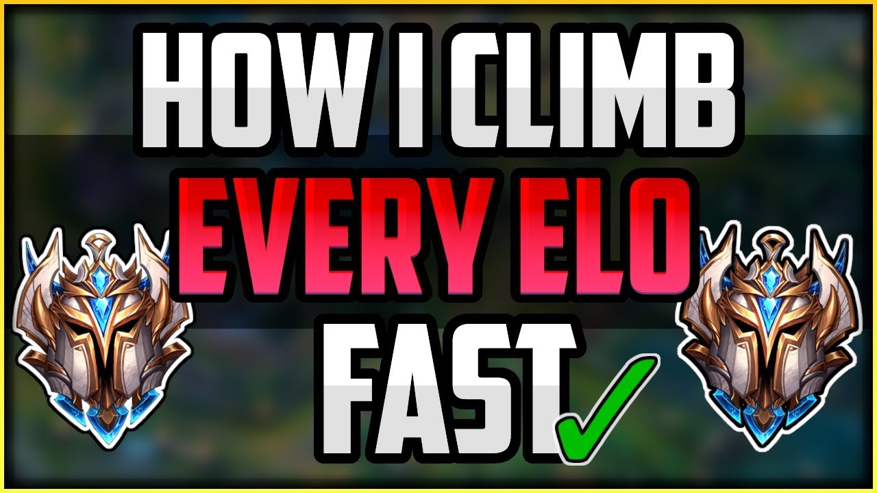 How I Climb EVERY Elo FAST! 5 Rules/Tips I Follow For Climbing EVERY Rank Quickly -League of Legends
