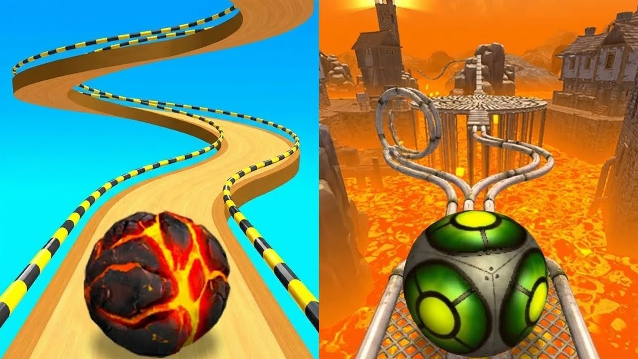 Going Balls VS Rollance Adventure Ball,Rolling Balance Ball,GyroSphere Trials,Space Rolling Balls