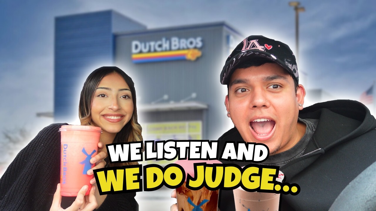 WE LISTEN AND WE DO JUDGE *TRYING V-DAY DUTCH BROS DRINKS* | Diego Rodriguez