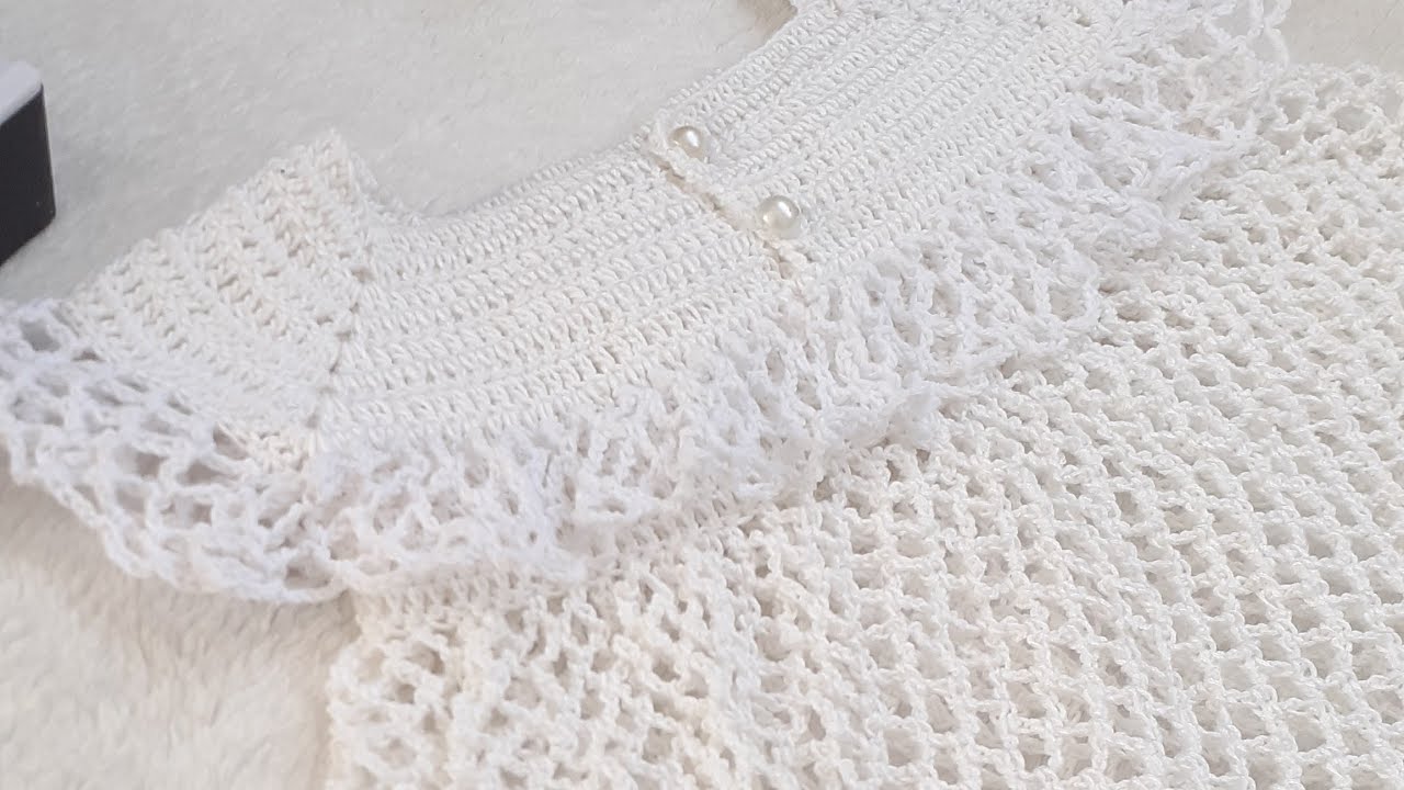 Prenses Bebek Elbise Modeli Yapımı / Easy Crochet Baby Dress