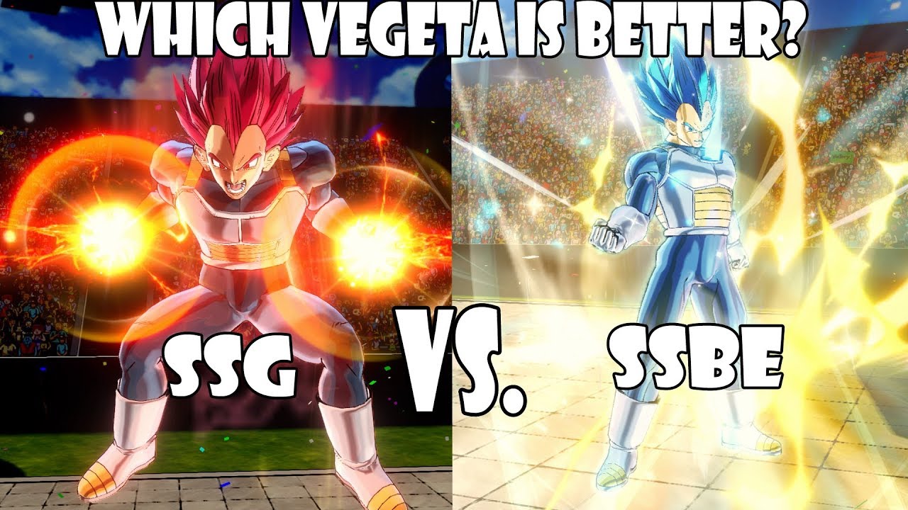 Xenoverse 2 SSG Vegeta Vs. SSBE Vegeta Which Vegeta Is Better?