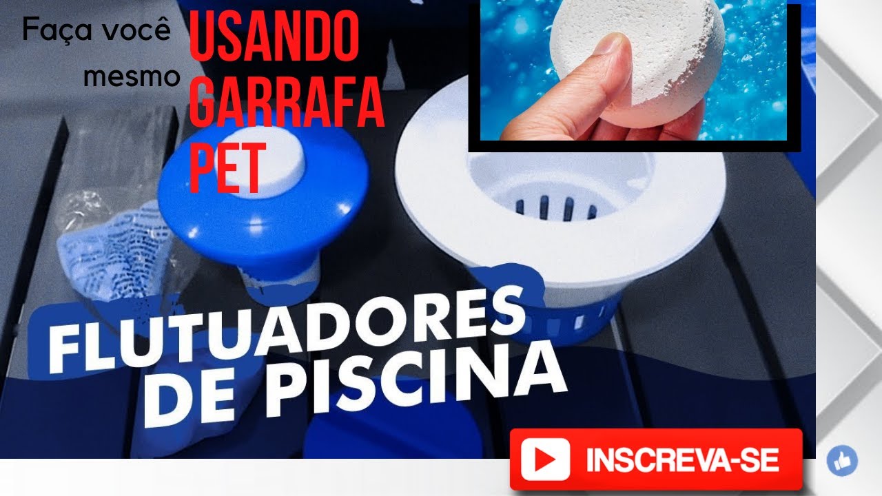 Clorador Flutuante com garrafa Pet🏊