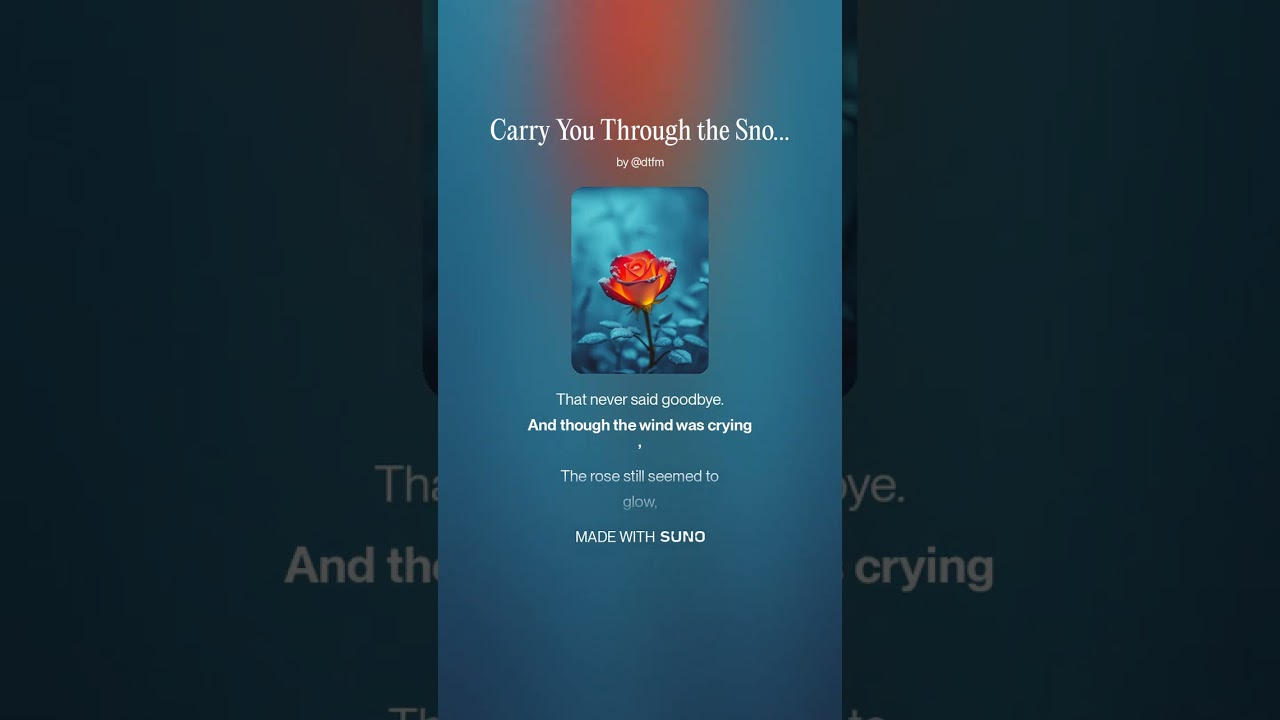 Carry You Through the Snow