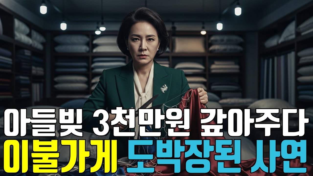 3천만 원 빌렸더니… 내 이불가게 창고가 ‘도박장’이 됐습니다