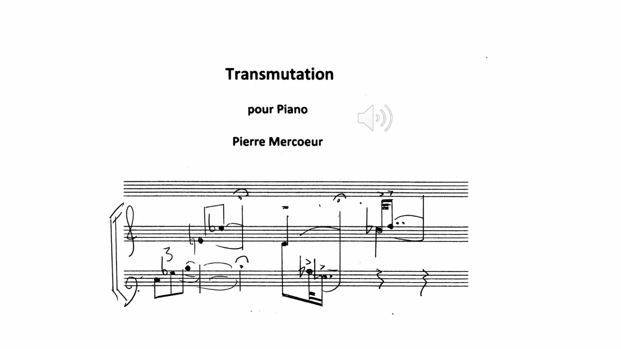 Transmutation : new modern contemporary music for piano