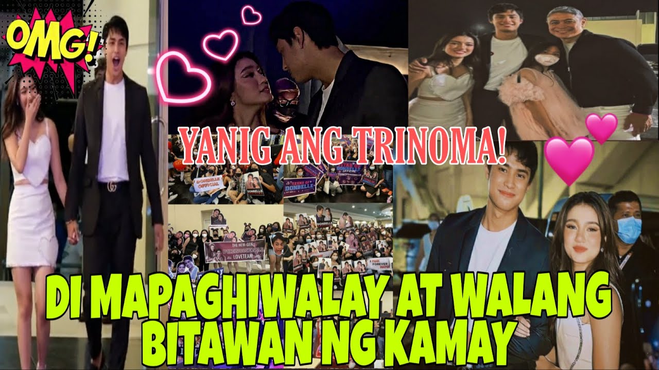 DONBELLE SUPER KILIG MOMENTS AT IBA PA SA KANILANG HIH SEASON 2 RED CARPET SA TRINOMA