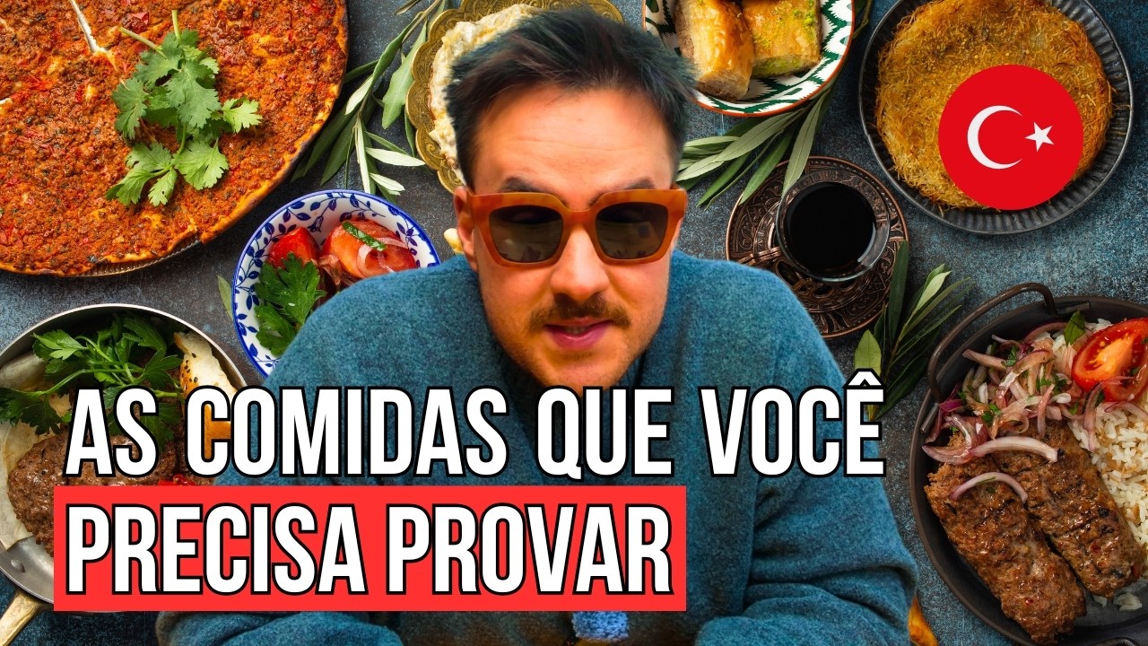 PROVANDO comidas Típicas na TURQUIA: Istambul & Capadócia