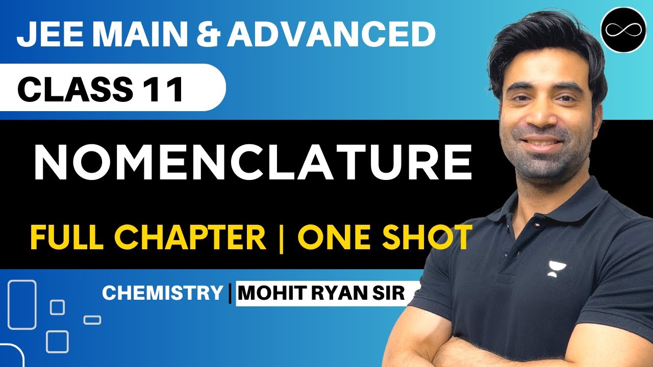 Nomenclature Class 11 | One Shot | JEE Main & Advanced | Mohit Ryan Sir