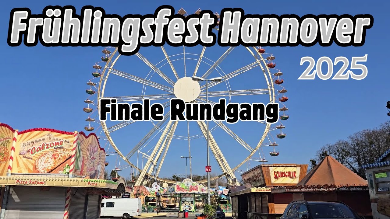 Frühlingsfest Hannover 2025 / der Finale Aufbau - Rundgang