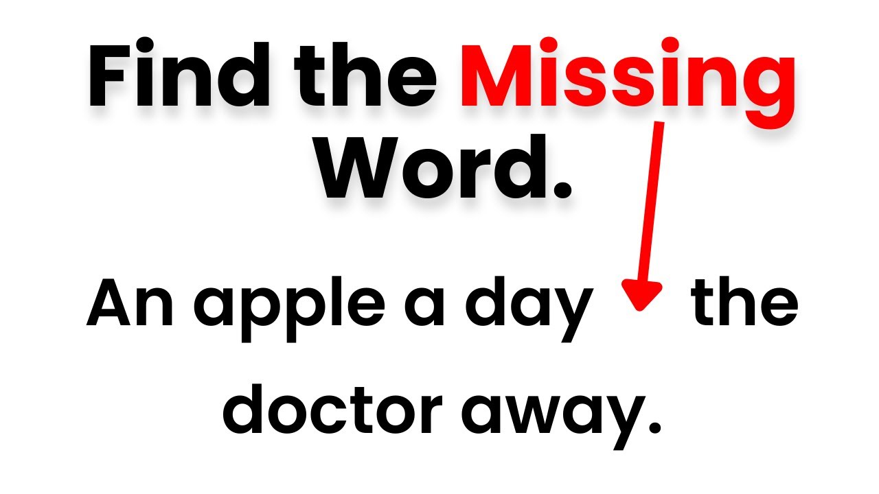 Gap filling Quiz 🌟 || Find the missing Word!