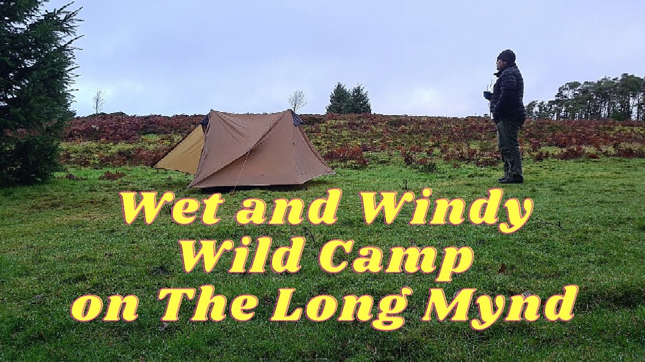 WET and WINDY WILD CAMP on The Long Mynd / Lanshan 2