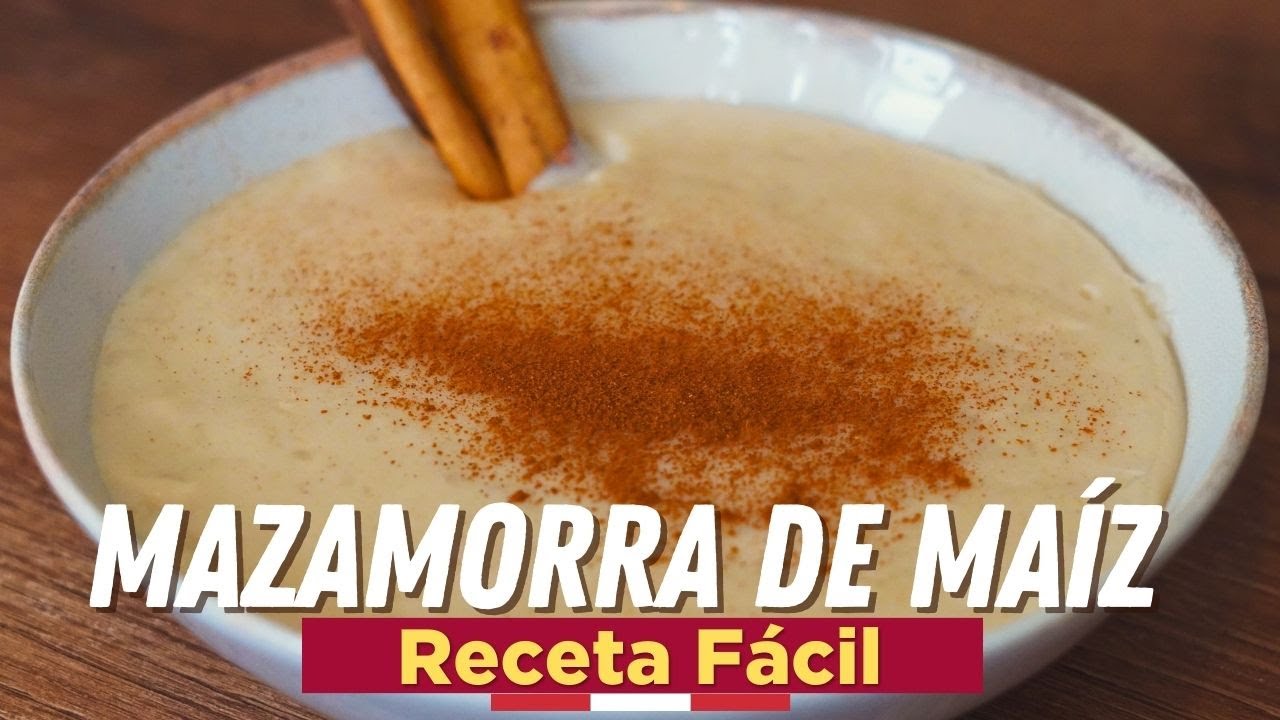 Mazamorra de Harina de Maíz con Leche | Postre Tradicional Fácil y Delicioso