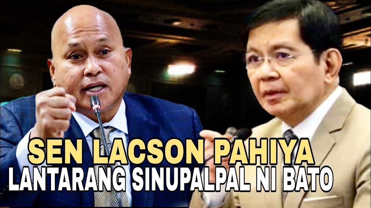 LABAN NG DALAWANG PMAER GENERALS. SEN LACSON SAPUL SA RESBAK NI SEN BATO.