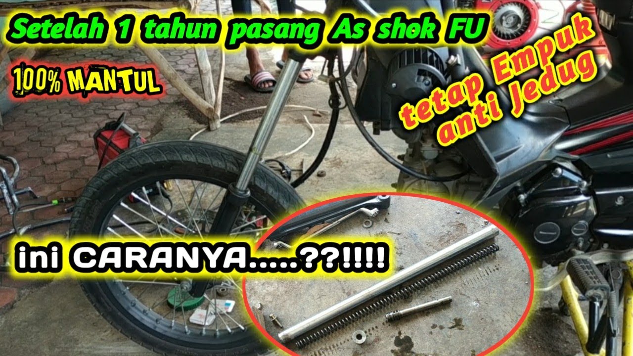 📍Cara pasang As Shok FU di motor MATIC dan BEBEK⁉️Empuk anti JEDUG ☑️vlog 120