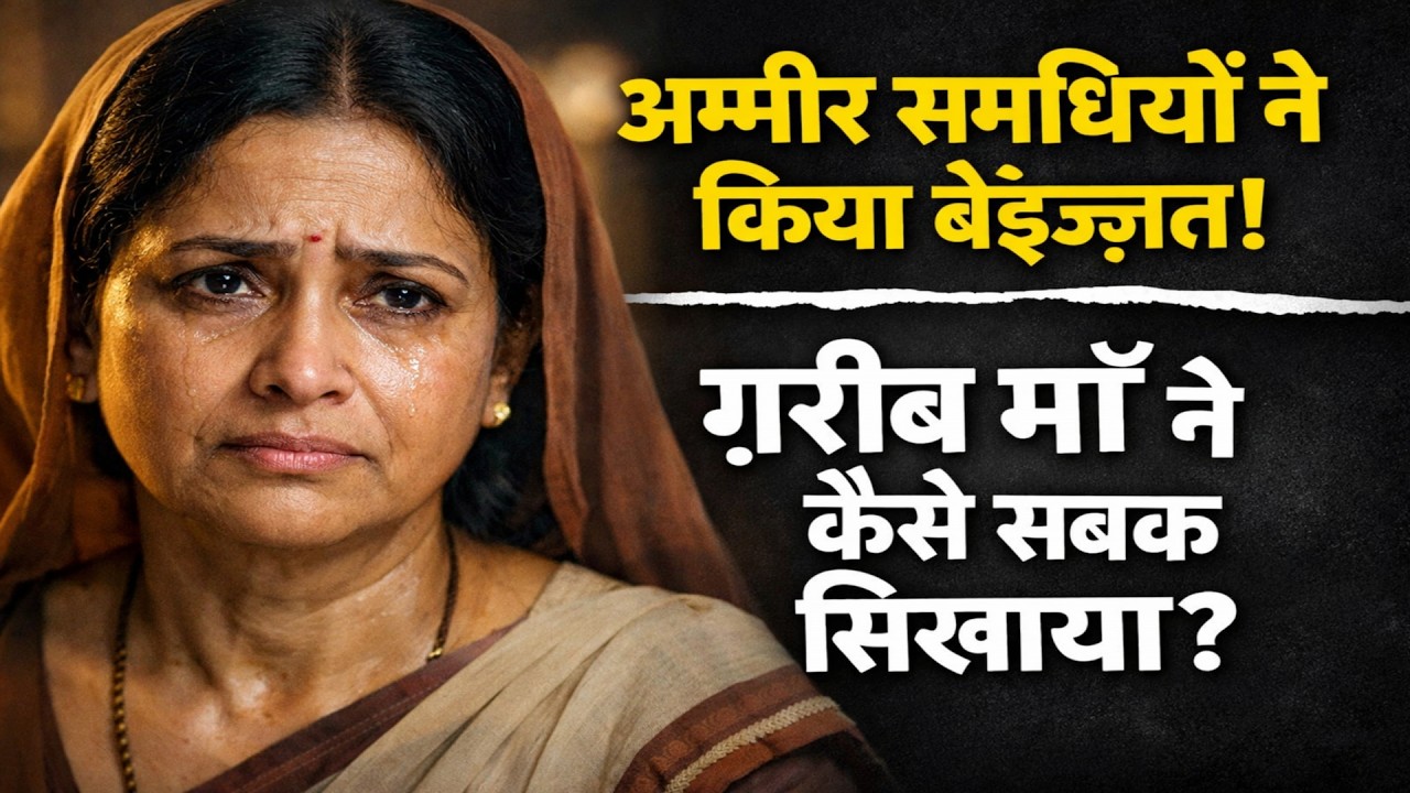 अमीर समधियों ने ग़रीब माँ को रेस्टोरेंट में बुलाया, और फिर जो हुआ वो होश उड़ा देगा...
