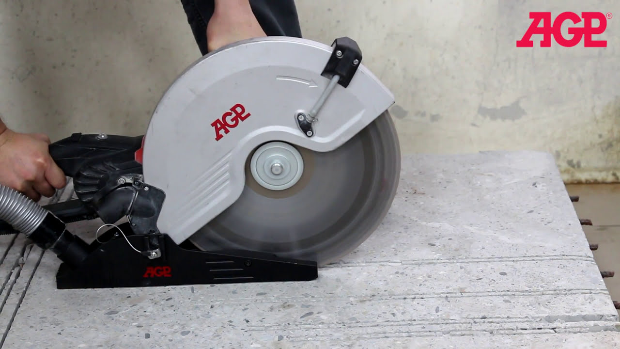 AGP【C14 Concrete Saw】Competitor Dust Skid Comparison