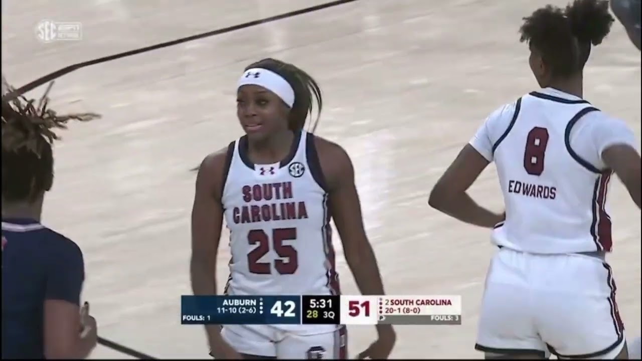 Raven Johnson vs Auburn | South Carolina 2.2.25
