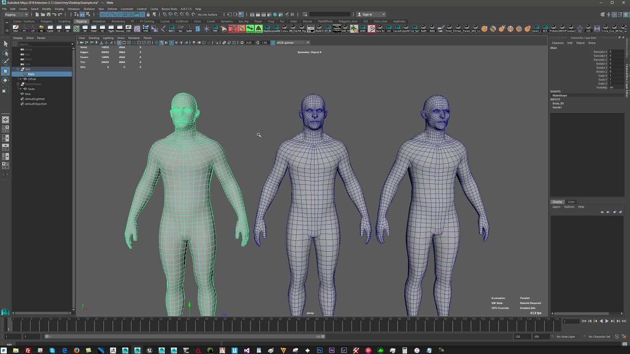 Exchange Mesh Blendshape Tutorial