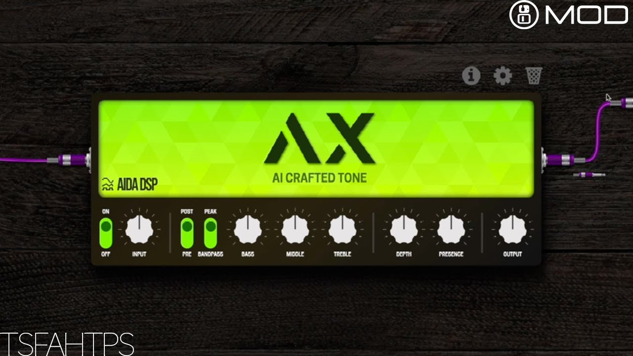 First Look - AIDA-X...AI Powered Neural Amp Modelling for MOD Audio