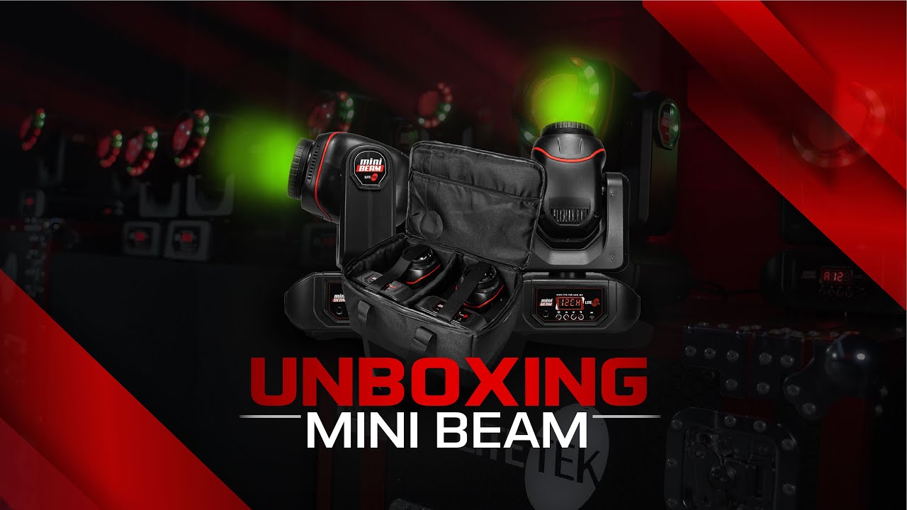 Unboxing Nueva Mini Beam - Cabeza móvil pequeña y de gran potencia