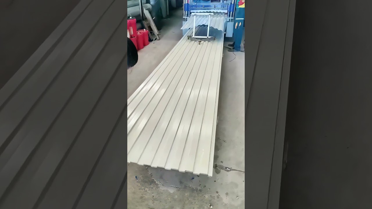 The production process of iron sheets