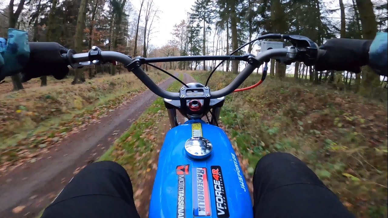 Simson Tuning 90ccm Waldmoped | RAW | Full Sound | JW MX 85