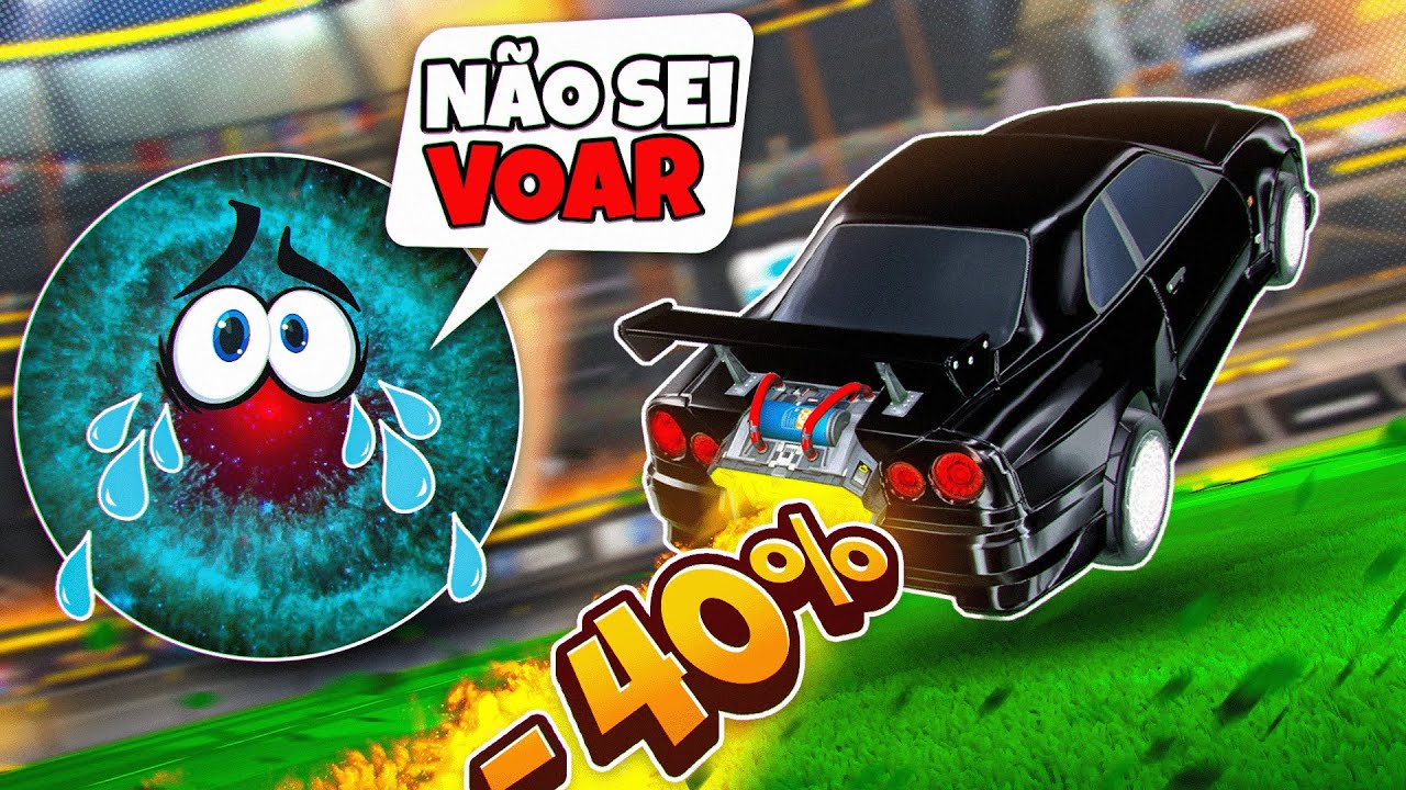 DEIXEI O BOOST DO FIRE FRACO E NÃO AVISEI ELE... TROLLAGEM ROCKET LEAGUE