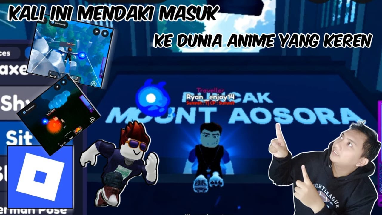 KALI INI AKU MENDAKI GUNUNG YANG BERTEMAKAN ANIME DI MOUNT OSURA - ROBLOX INDONESIA
