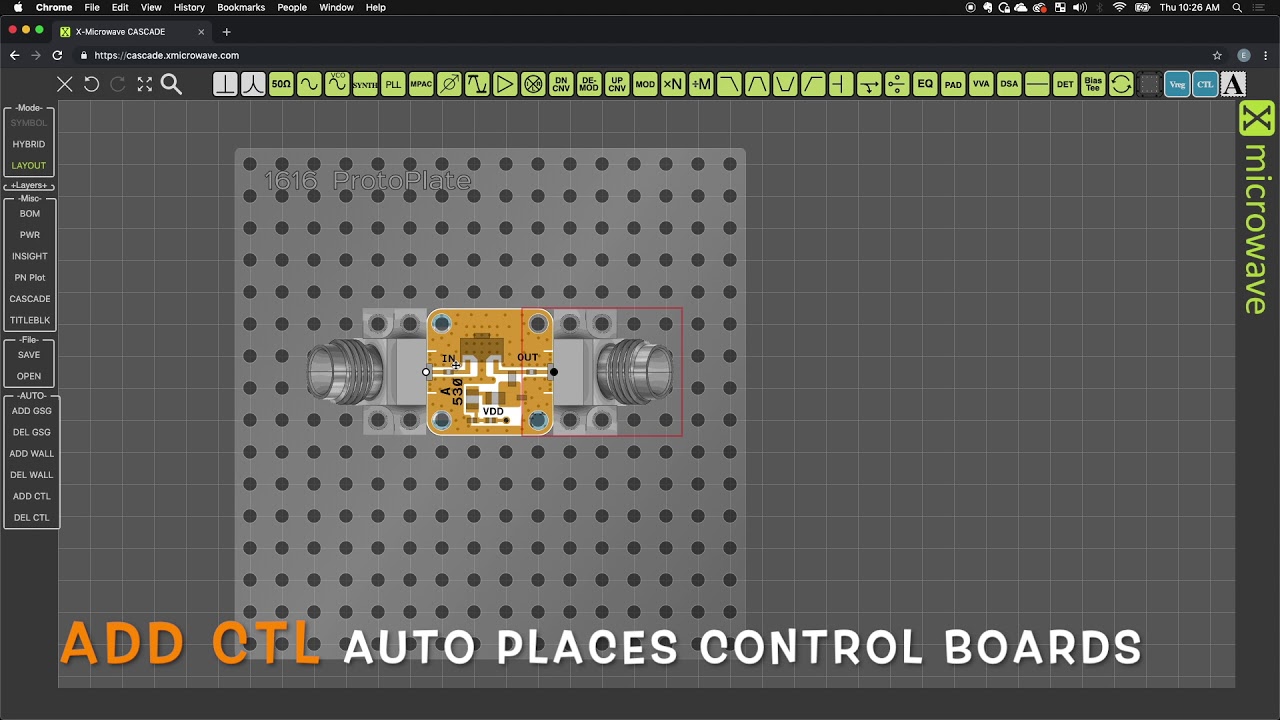 X-Microwave Layout and Cascade Tool - Introduction