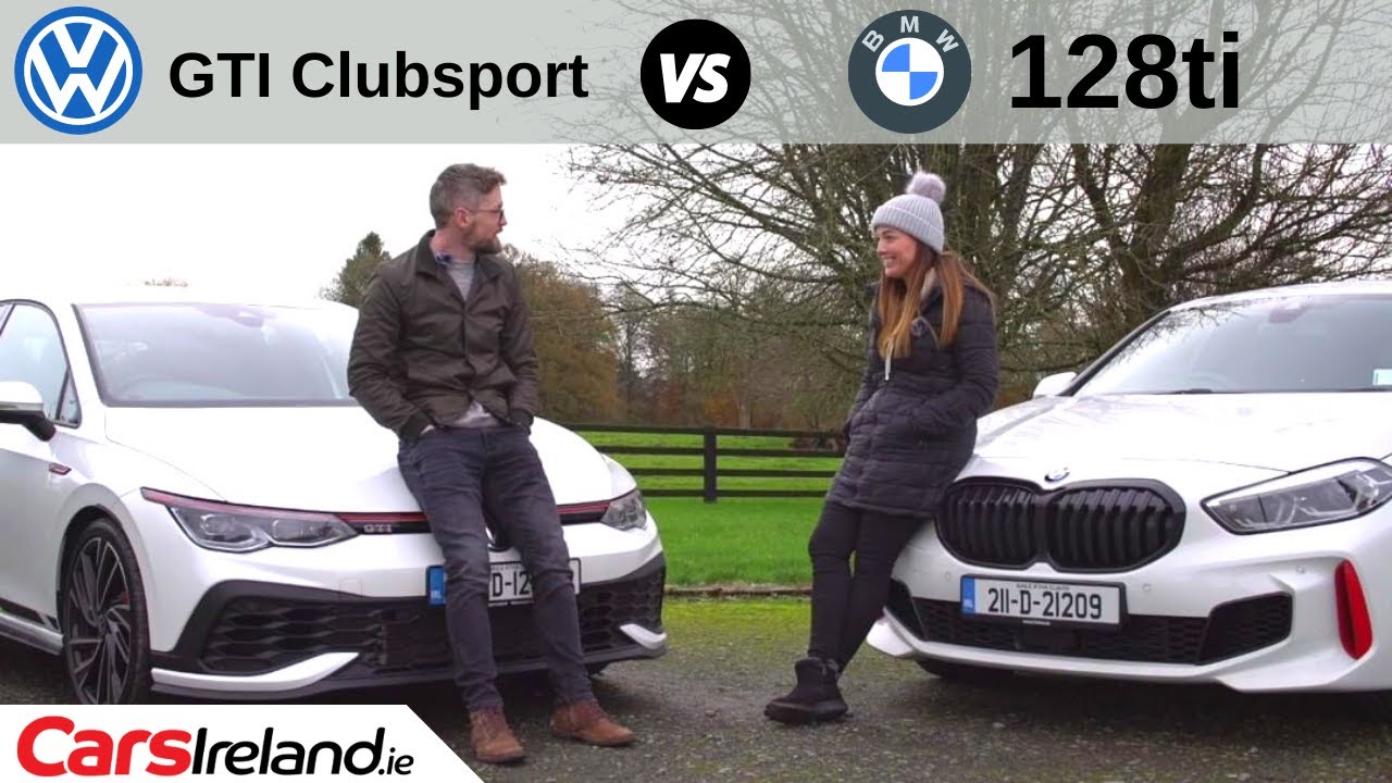 Volkswagen Golf GTI Clubsport Vs BMW 128ti | Hot Hatch Hoedown | CarsIreland.ie