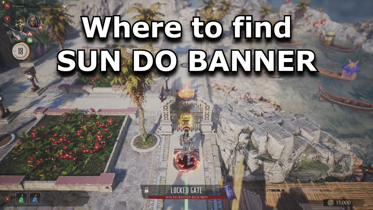 MK1 Invasions - Where to find SUN DO BANNER key to open locked gate in Sun Do Festival mesa