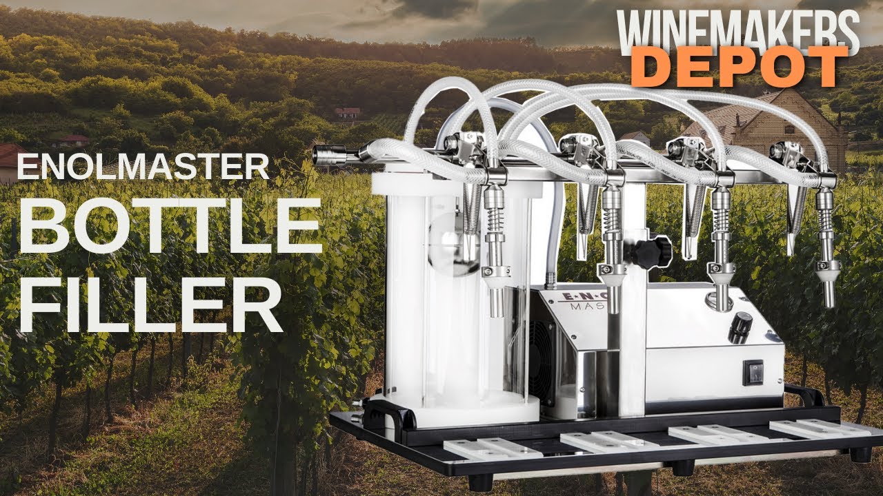 How to fill 4 bottles with the Enolmaster 4-Head Bottle Filler