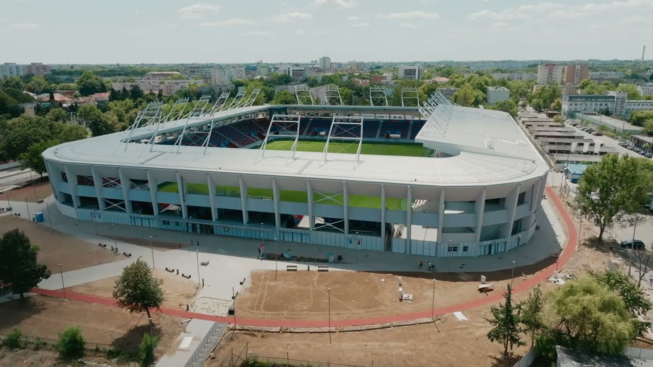 Így várja a stadionavató bajnokit Nyíregyháza új arénája