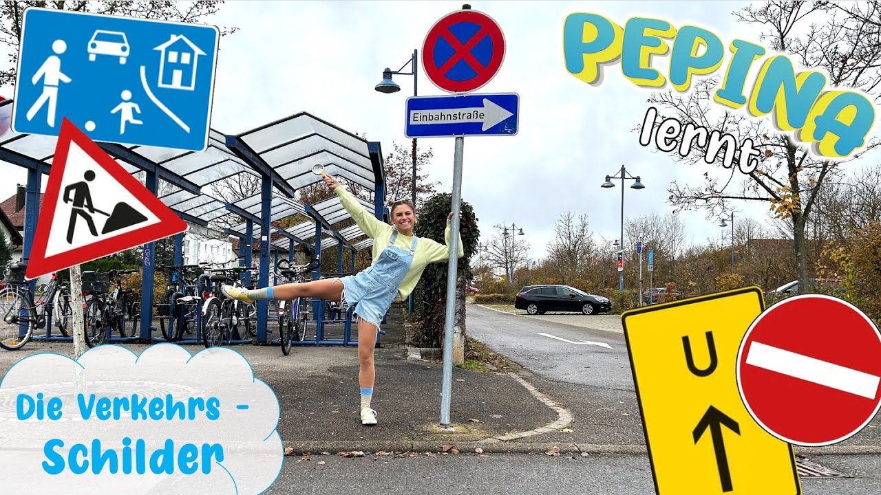 🚦Im Straßenverkehr mit Pepina 🔍 Verkehrsschilder lernen ⛔️