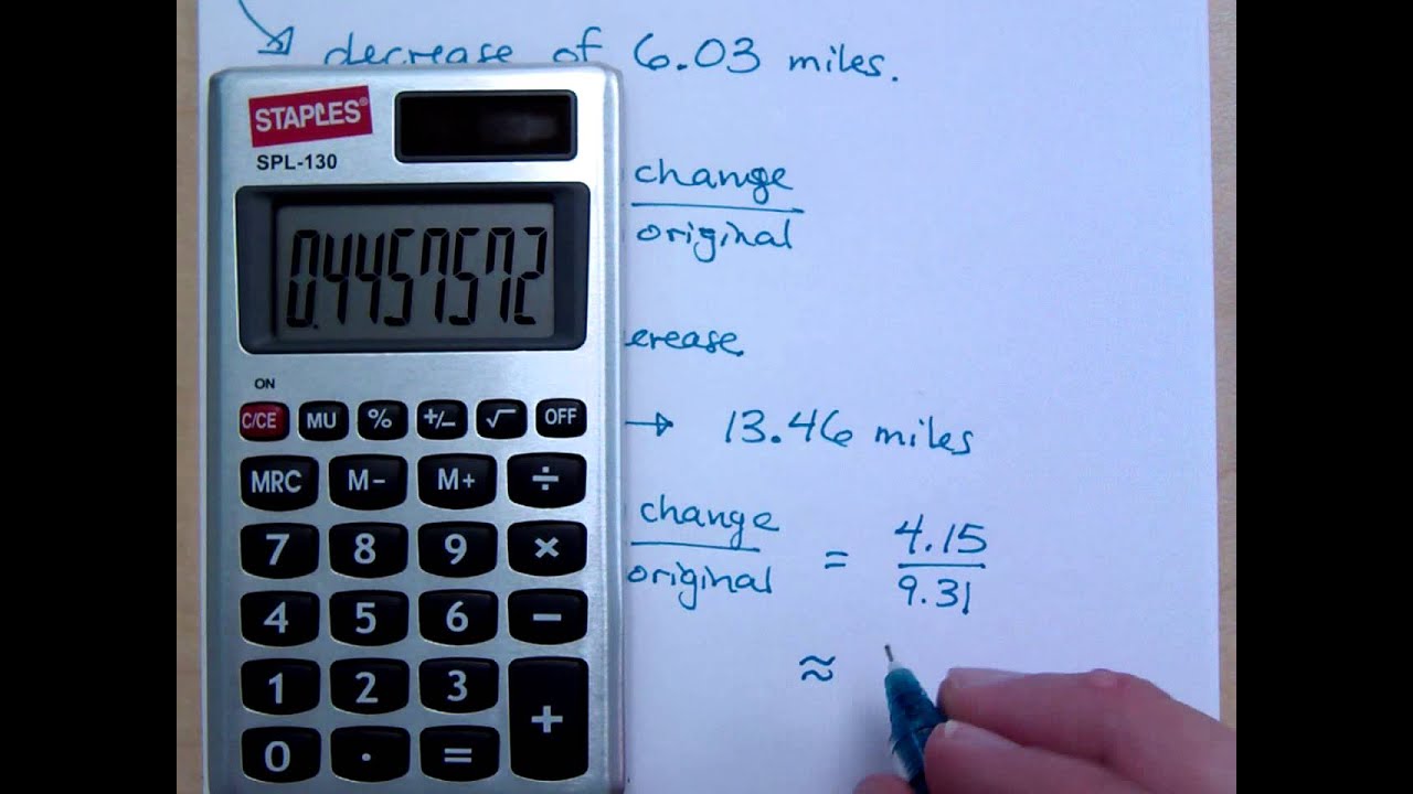 Prealgebra - Part 145 (Percent Increase & Decrease)