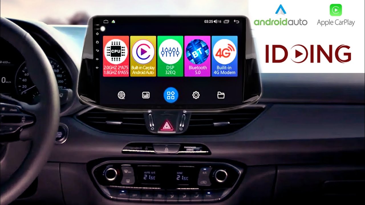 Автомагнитола iDoing 9'' Android для Hyundai i30 iii