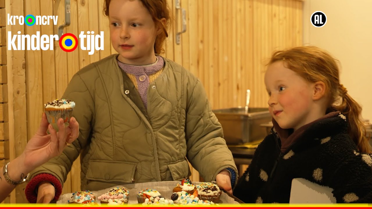 Mia en Pom brengen muffins naar de daklozenopvang | Lief Gebaartje | Kindertijd KRO-NCRV
