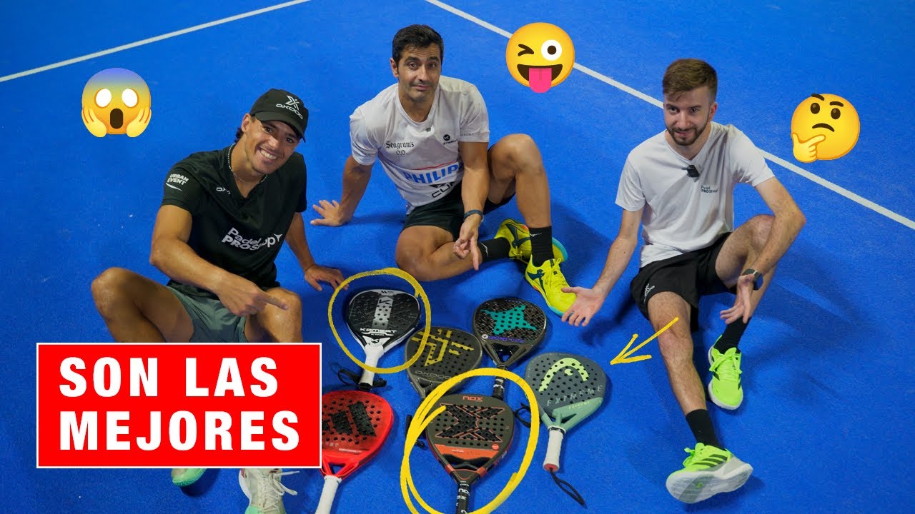 ¡Las 6 MEJORES PALAS de ATAQUE! ¿Cuál es LA MEJOR PALA DE PADEL? ¿Qué MARCA LA DIFERENCIA?