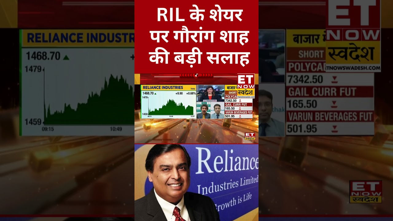 Reliance Share Price : RIL में पर Gaurang Shah की राय #shorts #stockmarketnews #reliance